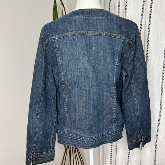 🌻Liz Claiborne Blue Jean Jacket Size XL - Picture 3 of 11